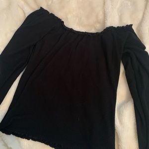 GARAGE Black Off The Shoulder